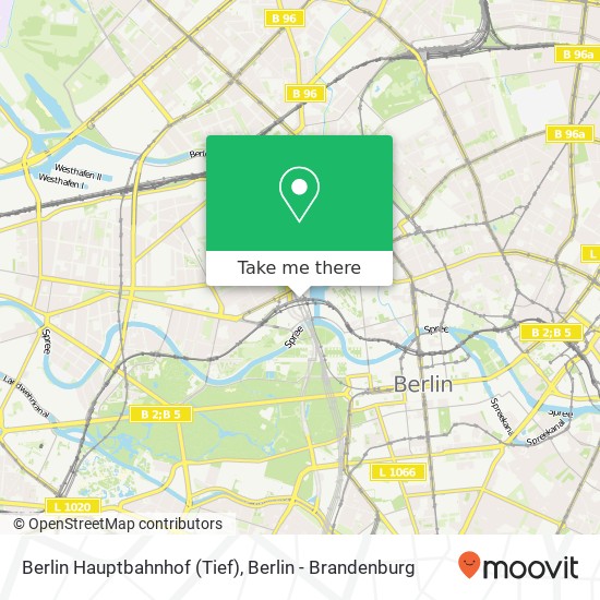 Berlin Hauptbahnhof (Tief) map
