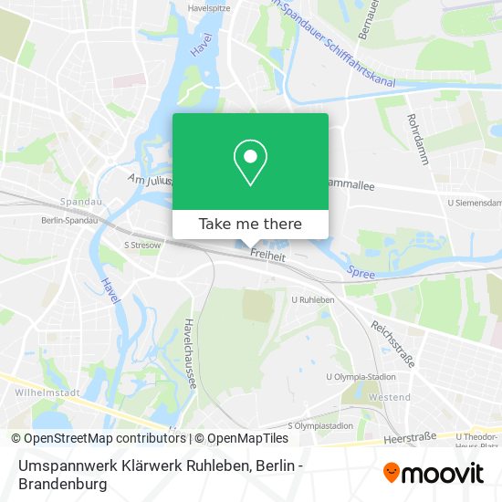 Umspannwerk Klärwerk Ruhleben map