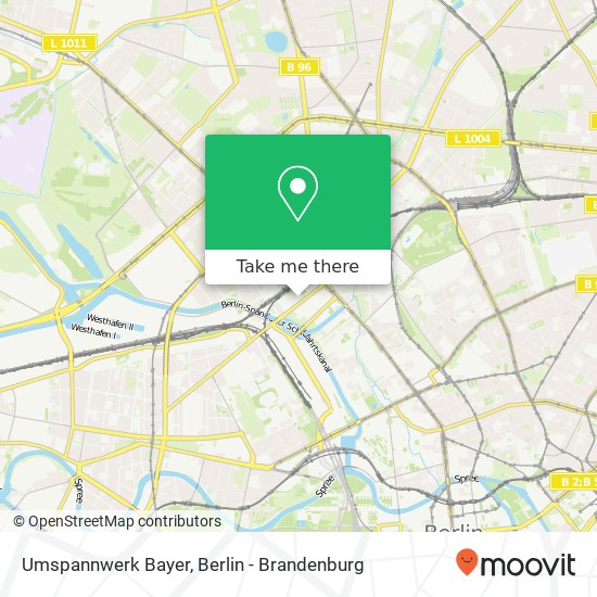 Umspannwerk Bayer map