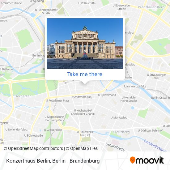 Konzerthaus Berlin map