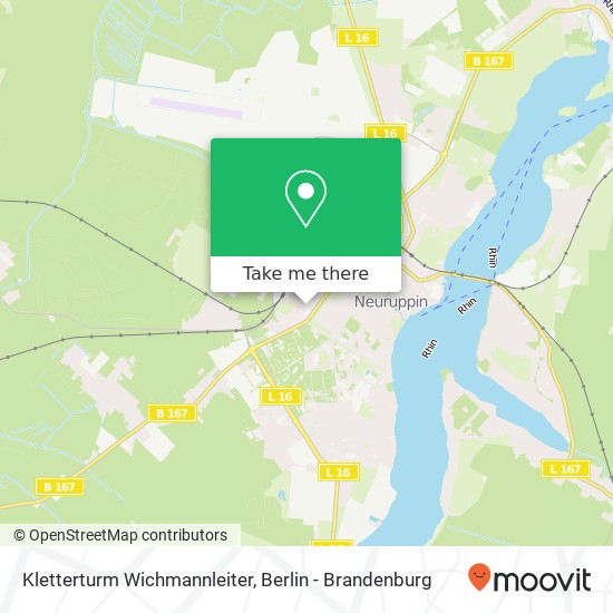 Kletterturm Wichmannleiter map