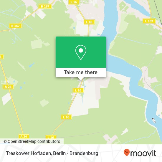 Карта Treskower Hofladen