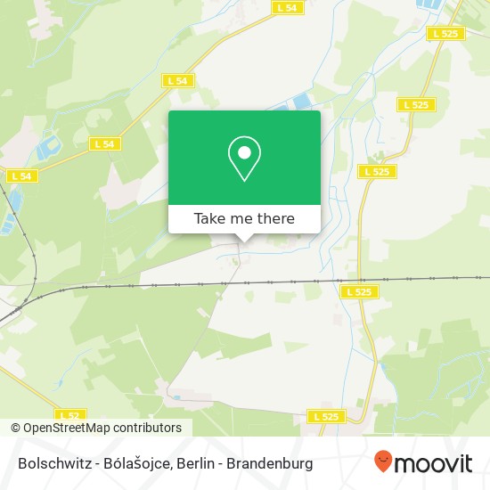 Bolschwitz - Bólašojce map
