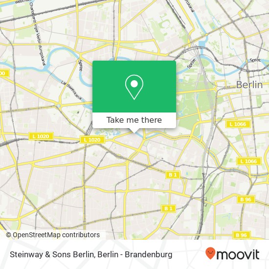 Steinway & Sons Berlin map