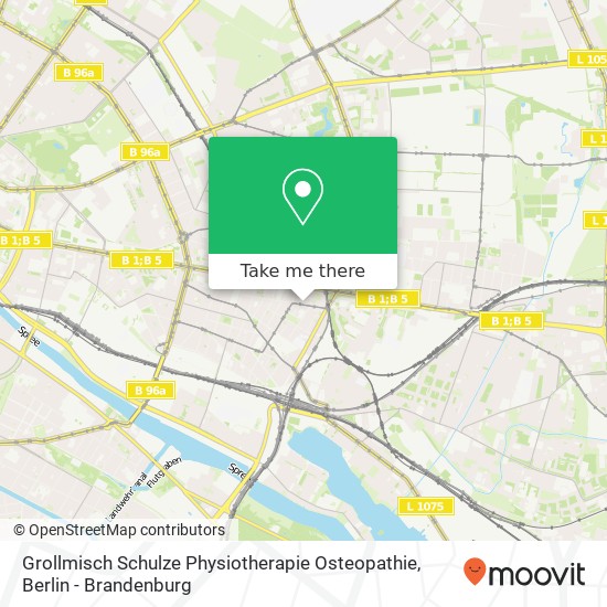 Карта Grollmisch Schulze Physiotherapie Osteopathie