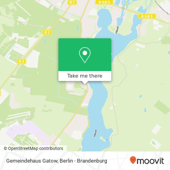 Gemeindehaus Gatow map