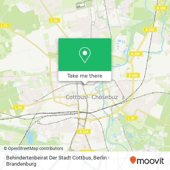 Карта Behindertenbeirat Der Stadt Cottbus