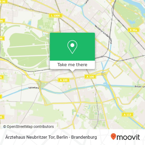 Ärztehaus Neubritzer Tor map