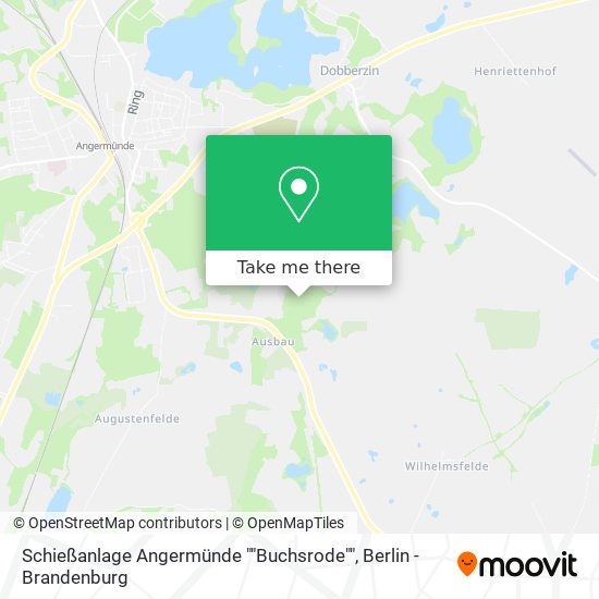 Schießanlage Angermünde ""Buchsrode"" map