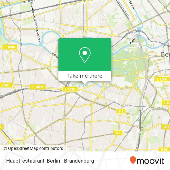 Hauptrestaurant map