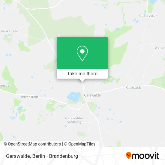 Карта Gerswalde
