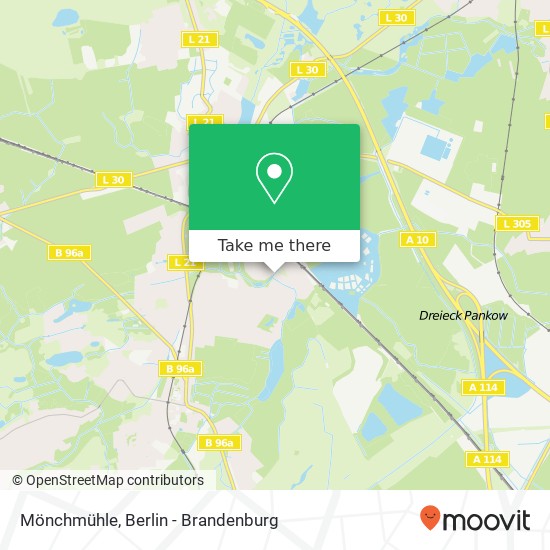 Карта Mönchmühle