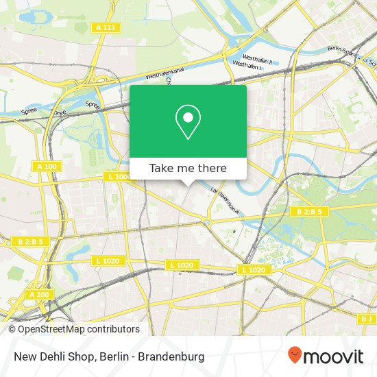 New Dehli Shop map