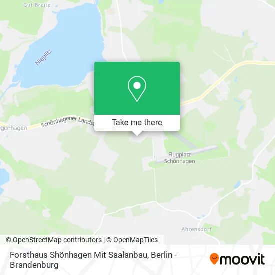 Карта Forsthaus Shönhagen Mit Saalanbau