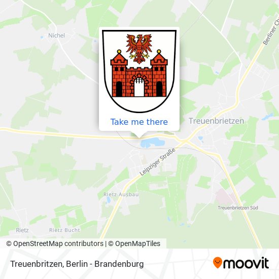 Карта Treuenbritzen