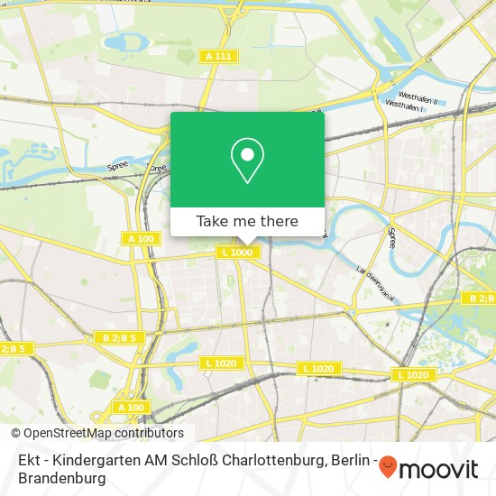 Карта Ekt - Kindergarten AM Schloß Charlottenburg