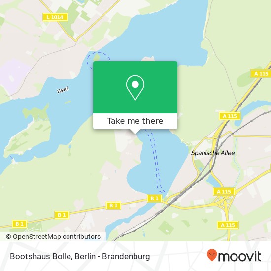 Bootshaus Bolle map