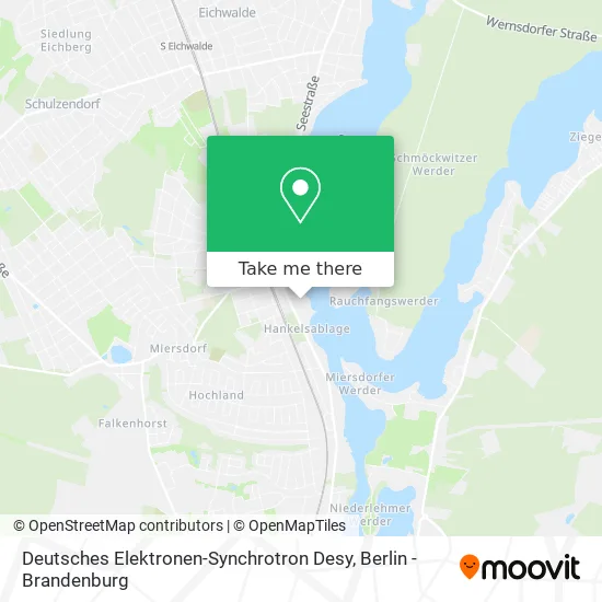 Карта Deutsches Elektronen-Synchrotron Desy