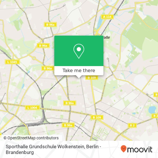 Sporthalle Grundschule Wolkenstein map