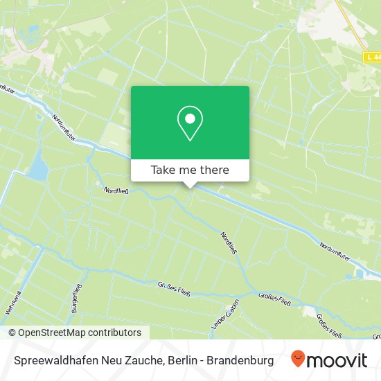 Spreewaldhafen Neu Zauche map