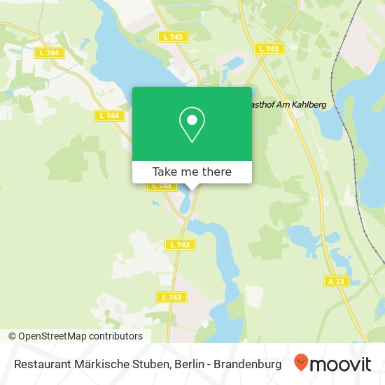 Restaurant Märkische Stuben map