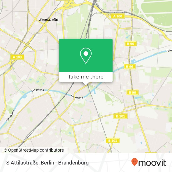 S Attilastraße map