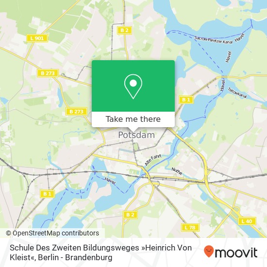 Schule Des Zweiten Bildungsweges »Heinrich Von Kleist« map