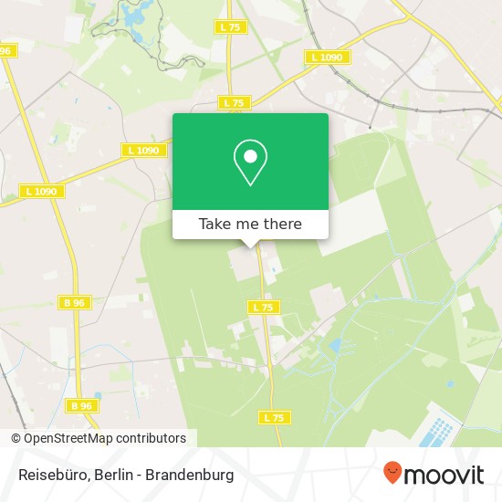 Reisebüro map