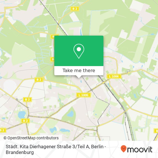 Städt. Kita Dierhagener Straße 3 / Teil A map