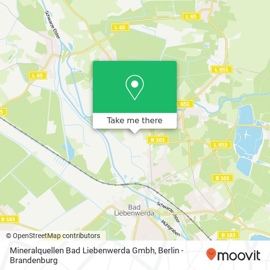 Mineralquellen Bad Liebenwerda Gmbh map