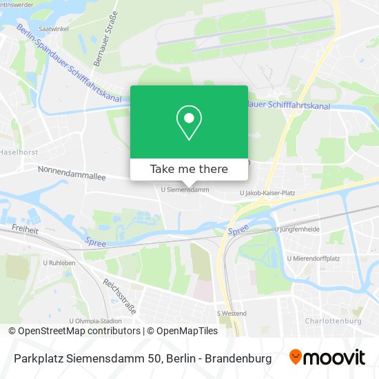 Карта Parkplatz Siemensdamm 50