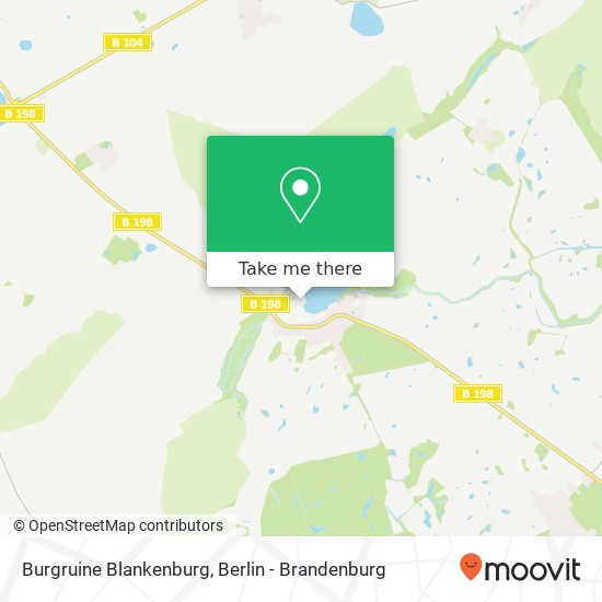 Карта Burgruine Blankenburg
