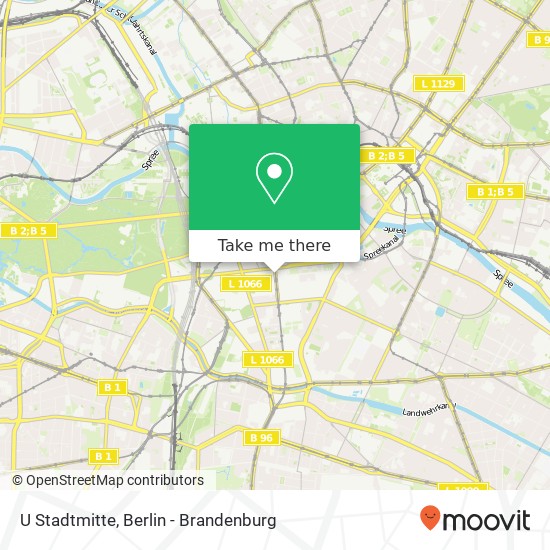 Карта U Stadtmitte
