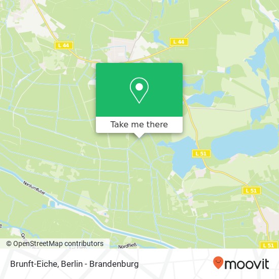 Brunft-Eiche map