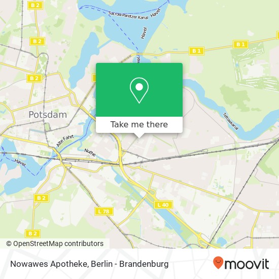 Nowawes Apotheke map