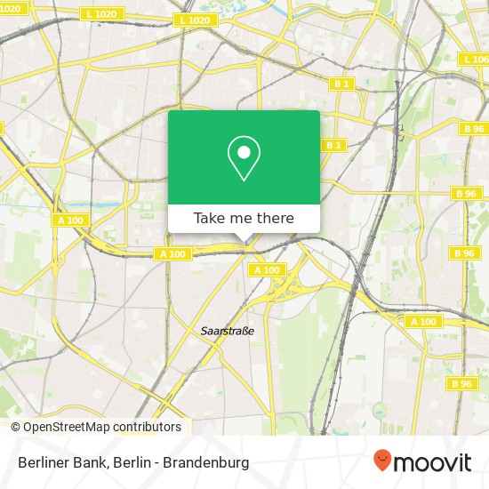 Berliner Bank map