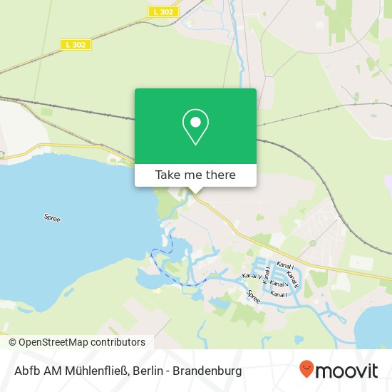 Карта Abfb AM Mühlenfließ