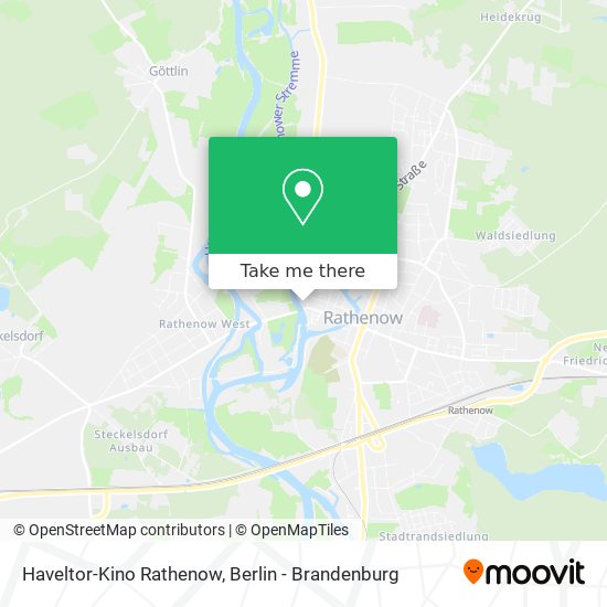 Haveltor-Kino Rathenow map