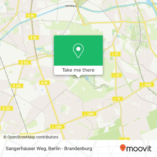 Карта Sangerhauser Weg