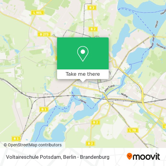 Карта Voltaireschule Potsdam
