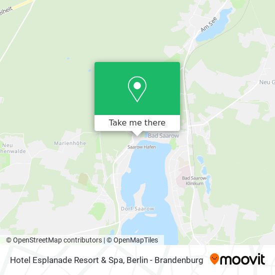 Hotel Esplanade Resort & Spa map