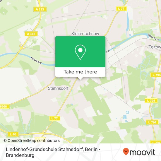 Lindenhof-Grundschule Stahnsdorf map