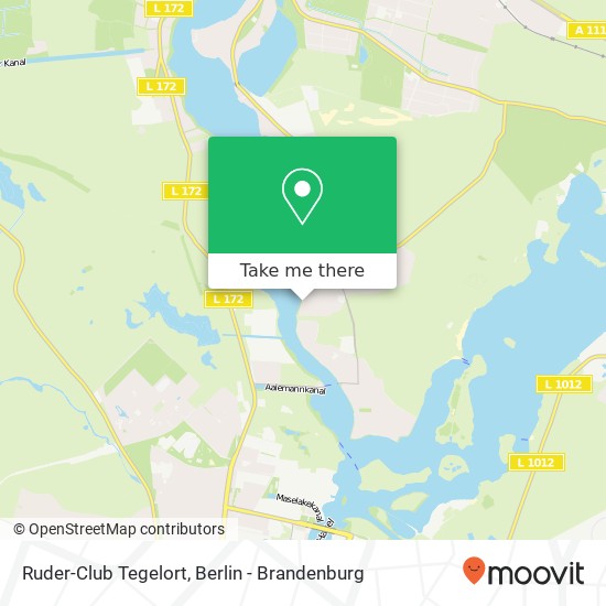 Карта Ruder-Club Tegelort