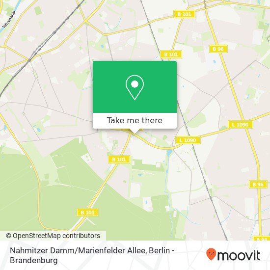 Nahmitzer Damm / Marienfelder Allee map