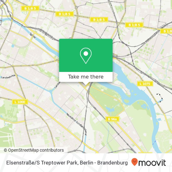 Elsenstraße/S Treptower Park map