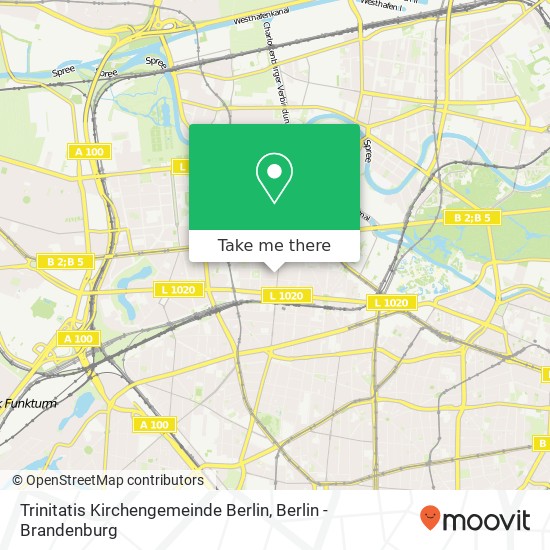 Trinitatis Kirchengemeinde Berlin map