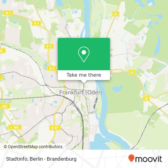 Stadtinfo map