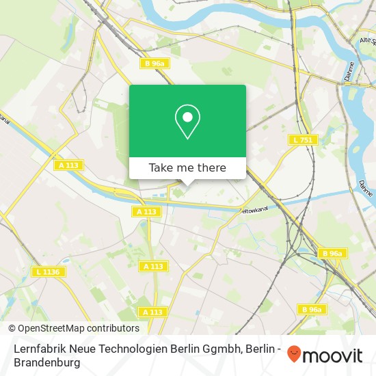 Lernfabrik Neue Technologien Berlin Ggmbh map