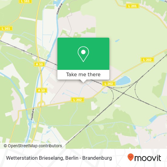 Wetterstation Brieselang map