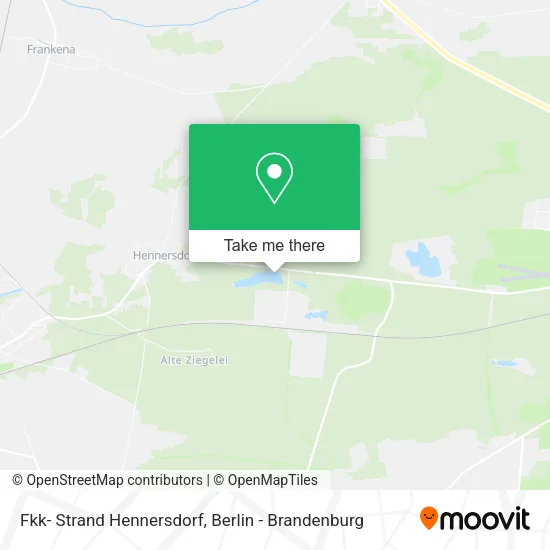 Карта Fkk- Strand Hennersdorf